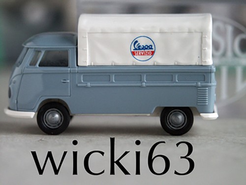 Brekina pritsche vespa - vw, t1