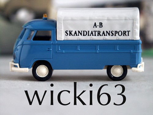Brekina pritsche a b - vw, a-b